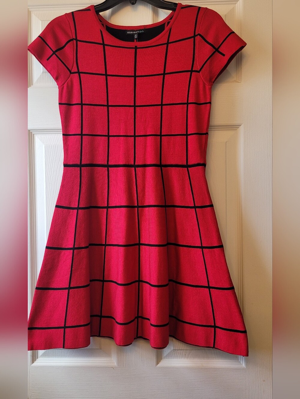 Sequin Hearts Girls Dress